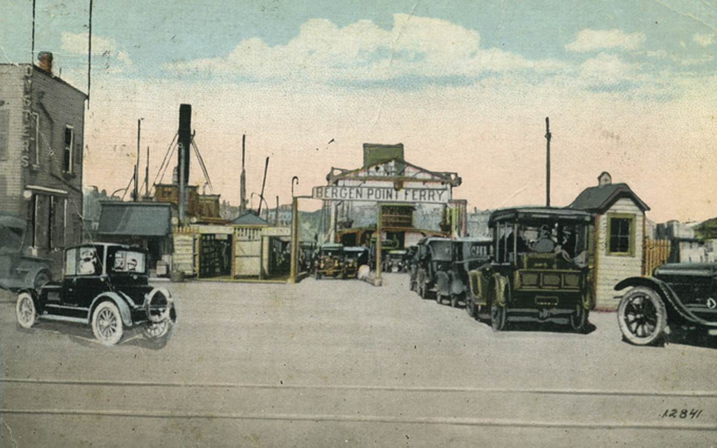 Bergen Ferry from Port Richmond, 1900s.