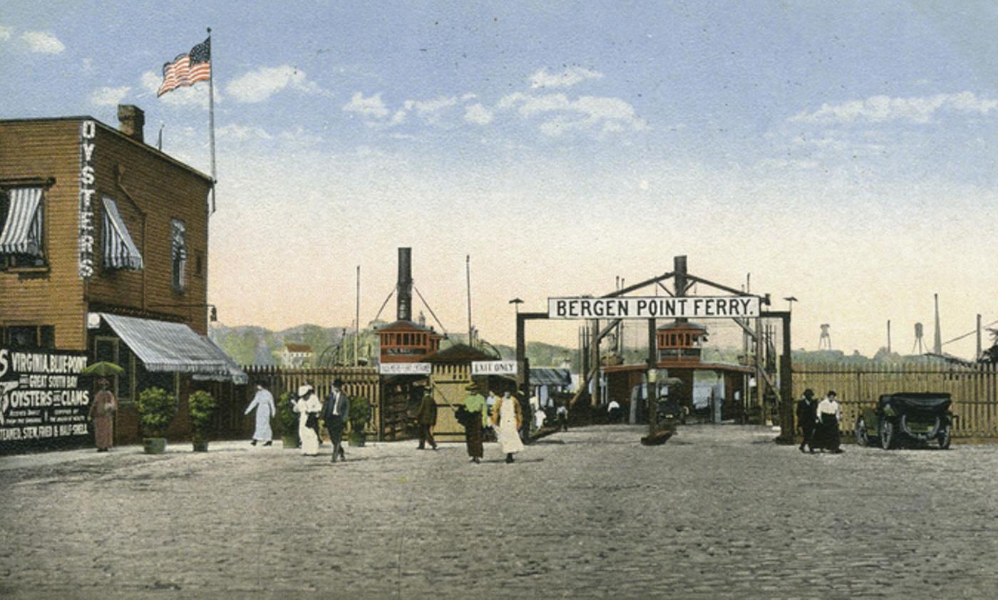 Bergen Point Ferry, Port Richmond, 1900s.