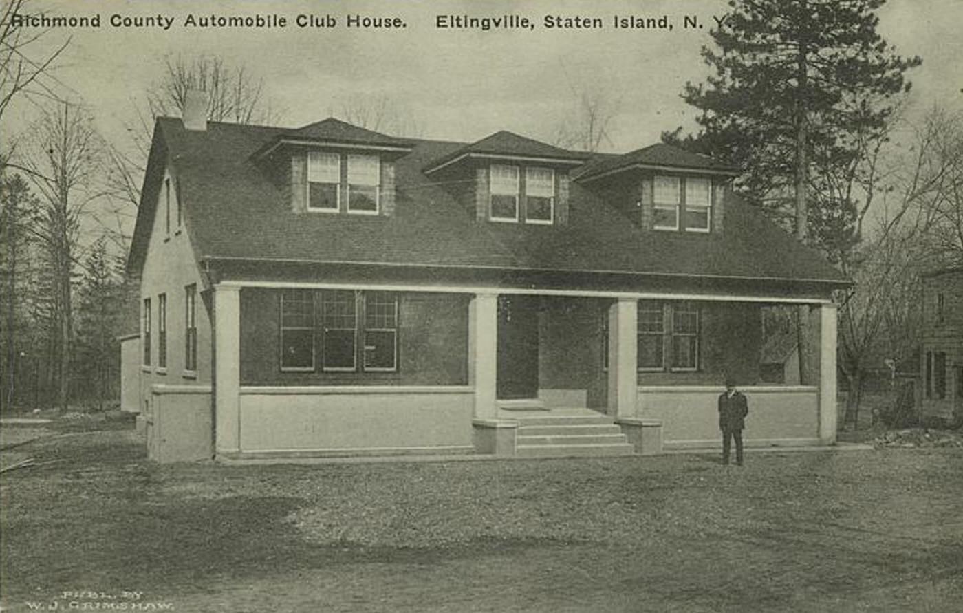 Richmond County Automobile Club House, Eltingville, Staten Island, 1900s.