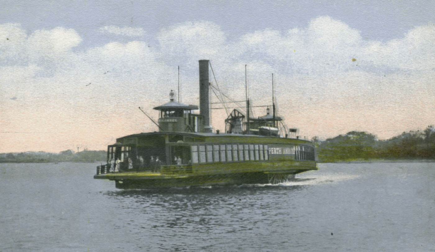 Ferry between Perth Amboy, New Jersey, and Tottenville, Staten Island, 1900s.