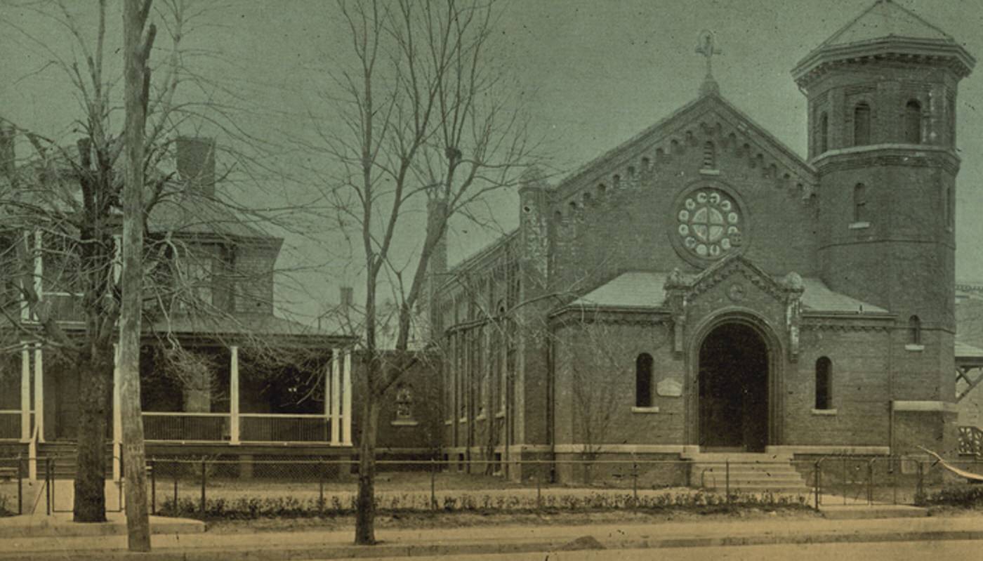 Catholic Church & Rectory, Amboy Road, Tottenville, 1900s.