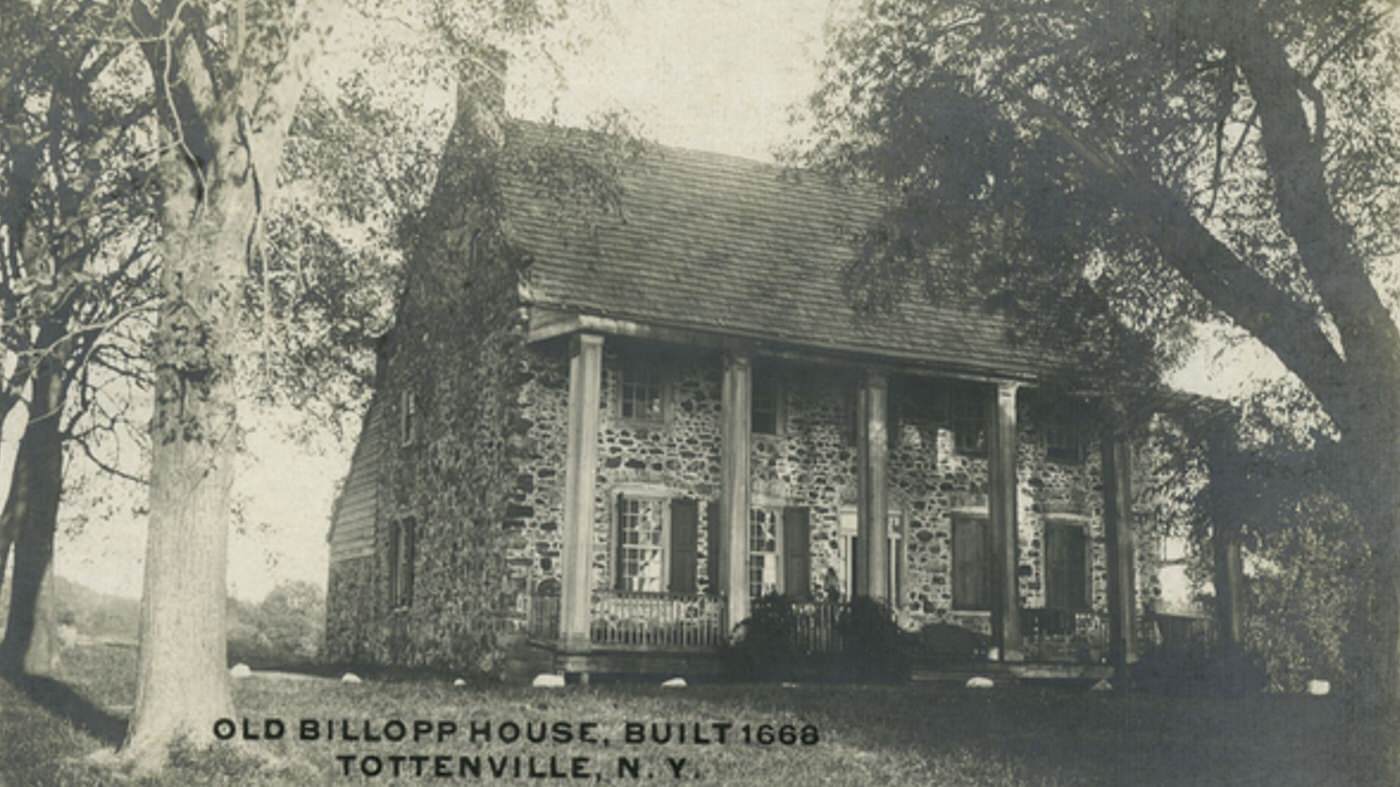 Old Billopp House, Tottenville, 1900s.