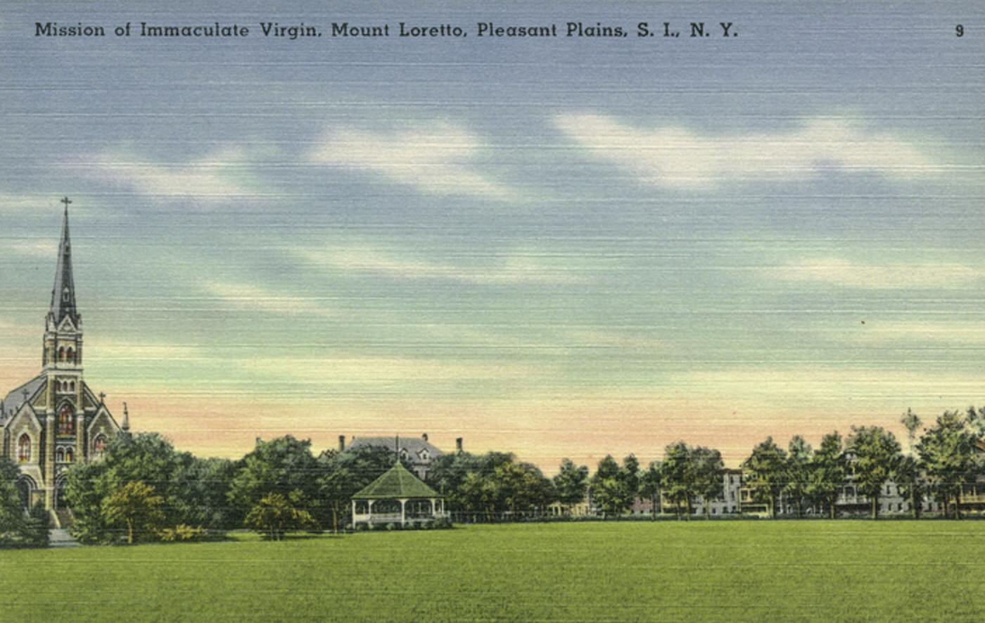 Mission of Immaculate Virgin, Mount Loretto, Pleasant Plains, Staten Island, 1900s.