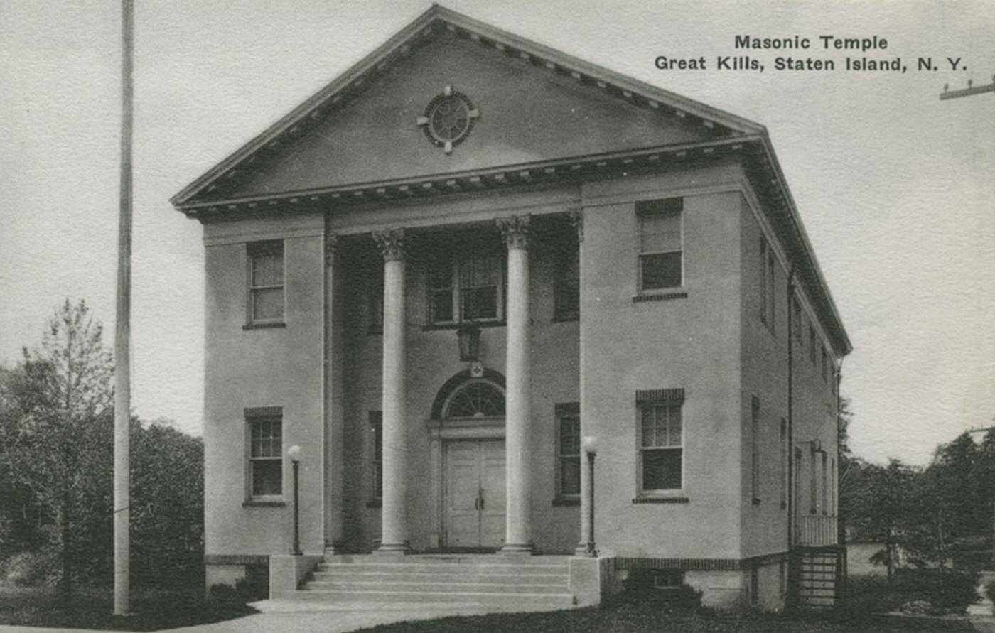 Masonic Temple, Great Kills, Staten Island, 1900s.