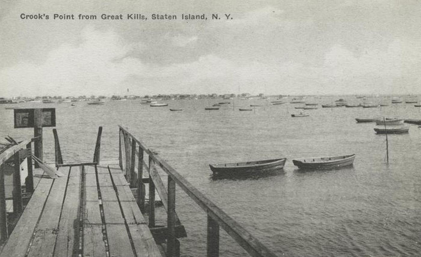 Crook's Point from Great Kills, Staten Island, 1900s.