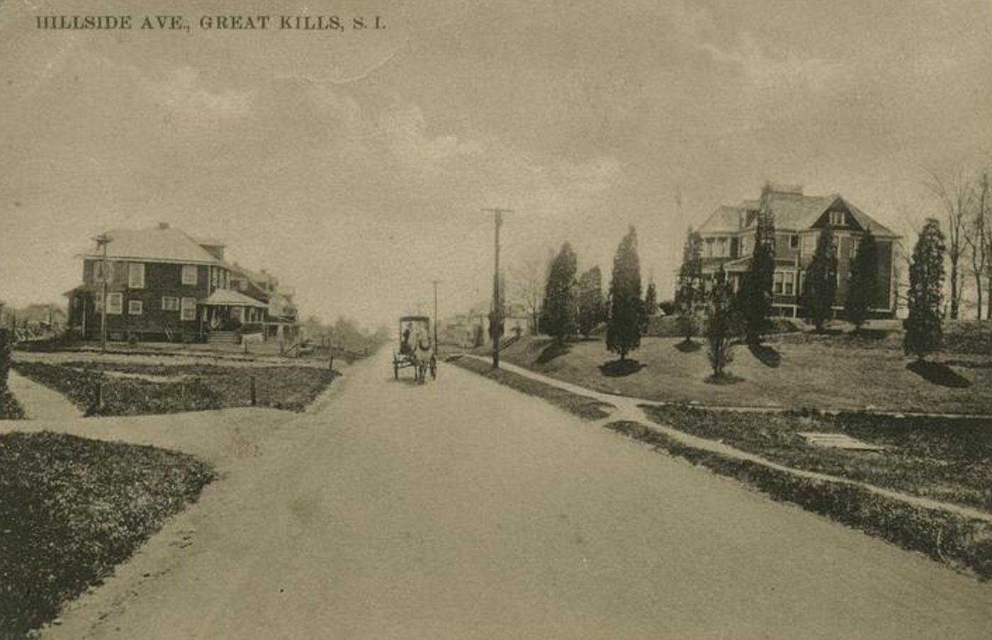 Hillside Avenue, Great Kills, Staten Island, 1900s.