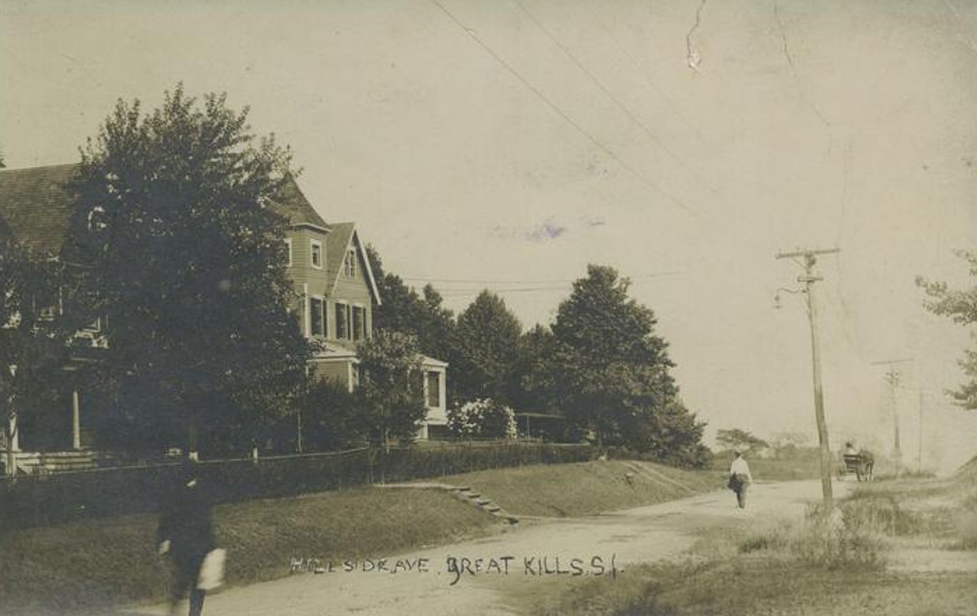 Hillside Avenue, Great Kills, Staten Island, 1900s.