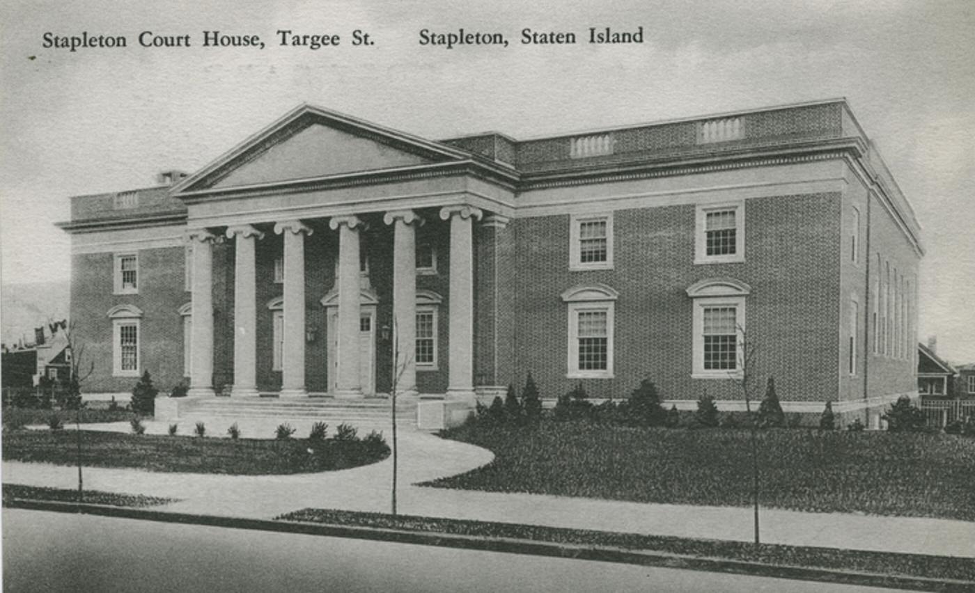 Stapleton Courthouse, Targee Street, Stapleton, Staten Island, 1900s