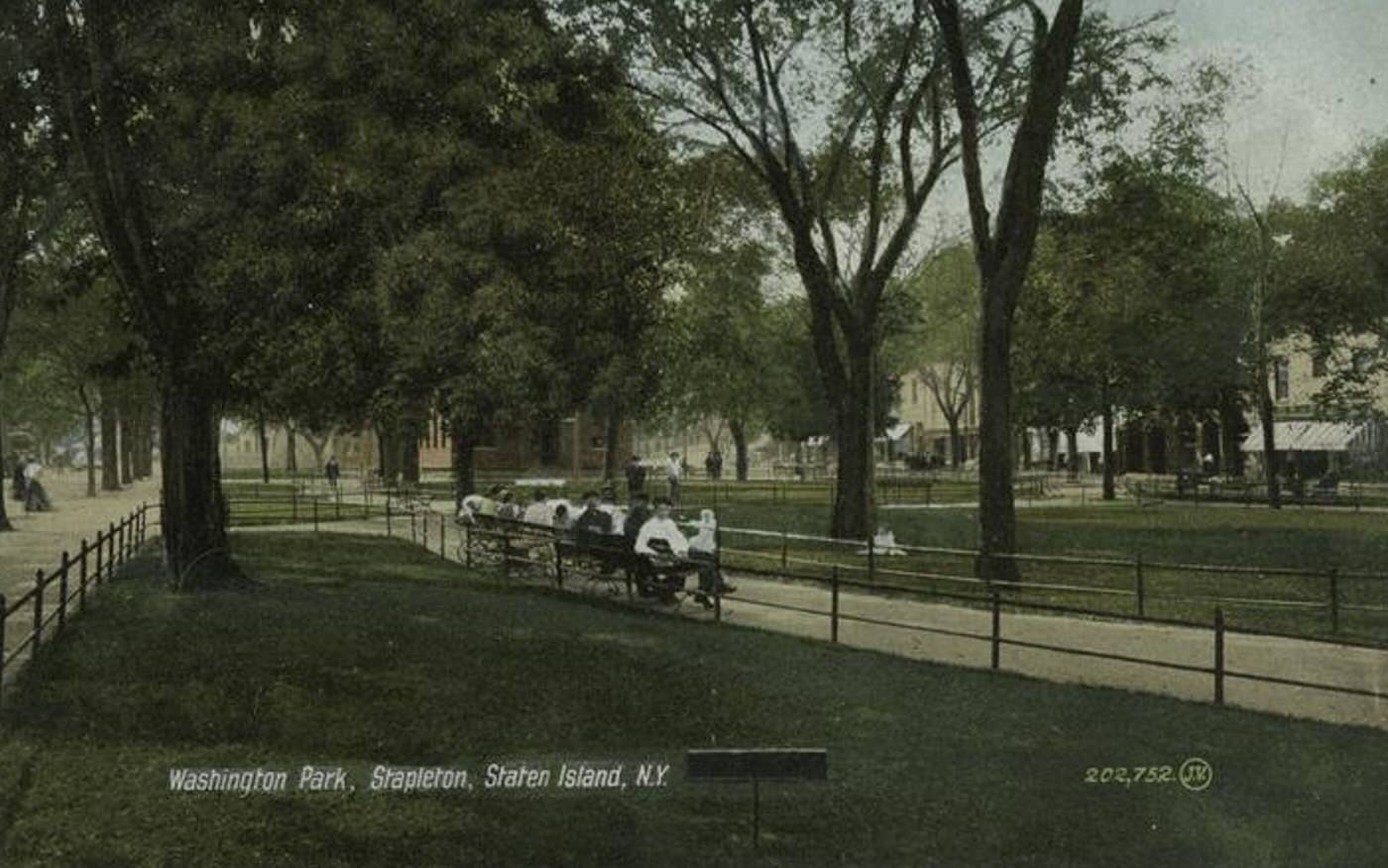 Washington Park, Stapleton, Staten Island, 1900s