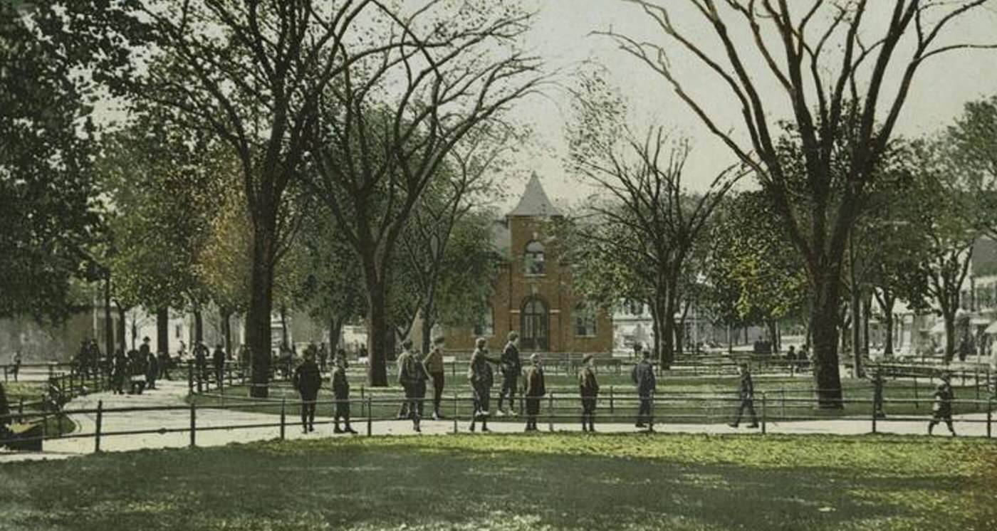 Washington Park and Village Hall, Stapleton, Staten Island, 1900s
