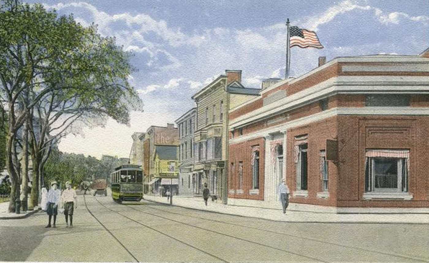 Bay Street from Canal Street, Stapleton, Staten Island, 1900s