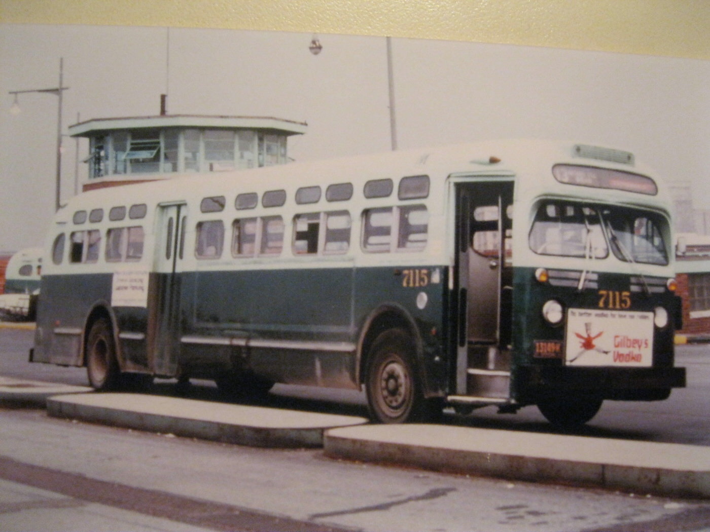 NYCTA No. 7115 at the St. George Ferry Terminal.