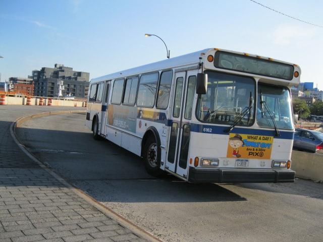 NYCTA No. 6162 at the St. George terminal, 2012.