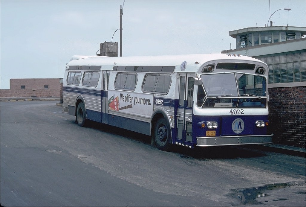 NYCTA No. 4092 at St. George Terminal, 1978.
