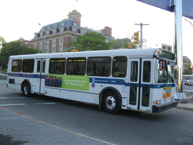 NYCTA No. 6248 working route S76 at the St. George terminal, 2012.