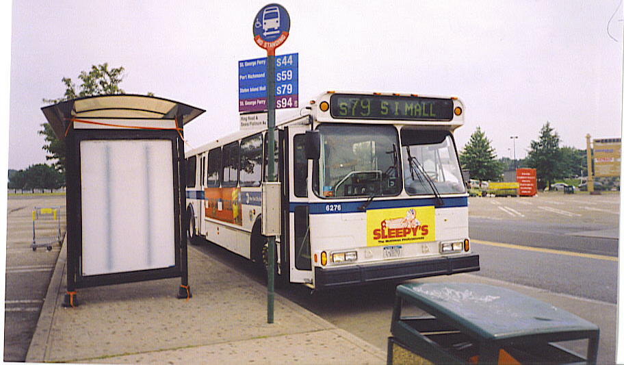 NYCTA No. 6276 working route S79 at the Staten Island Mall, 2008.