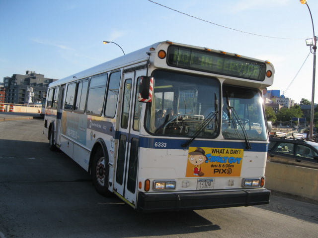 NYCTA No. 6333 at the St. George terminal, 2012.