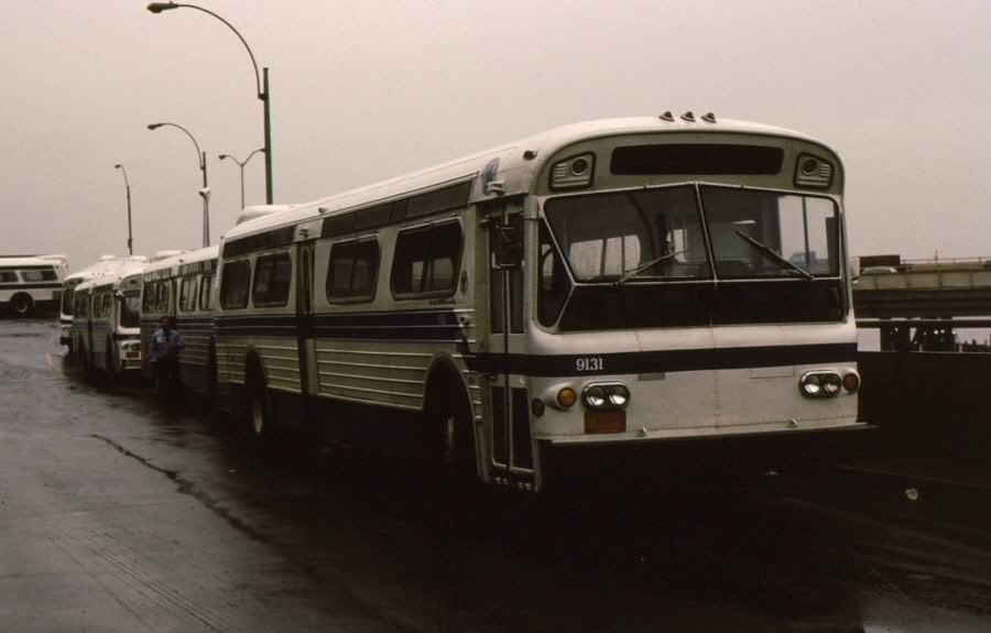 NYCTA No. 9131 at the St. George Terminal, 1986.
