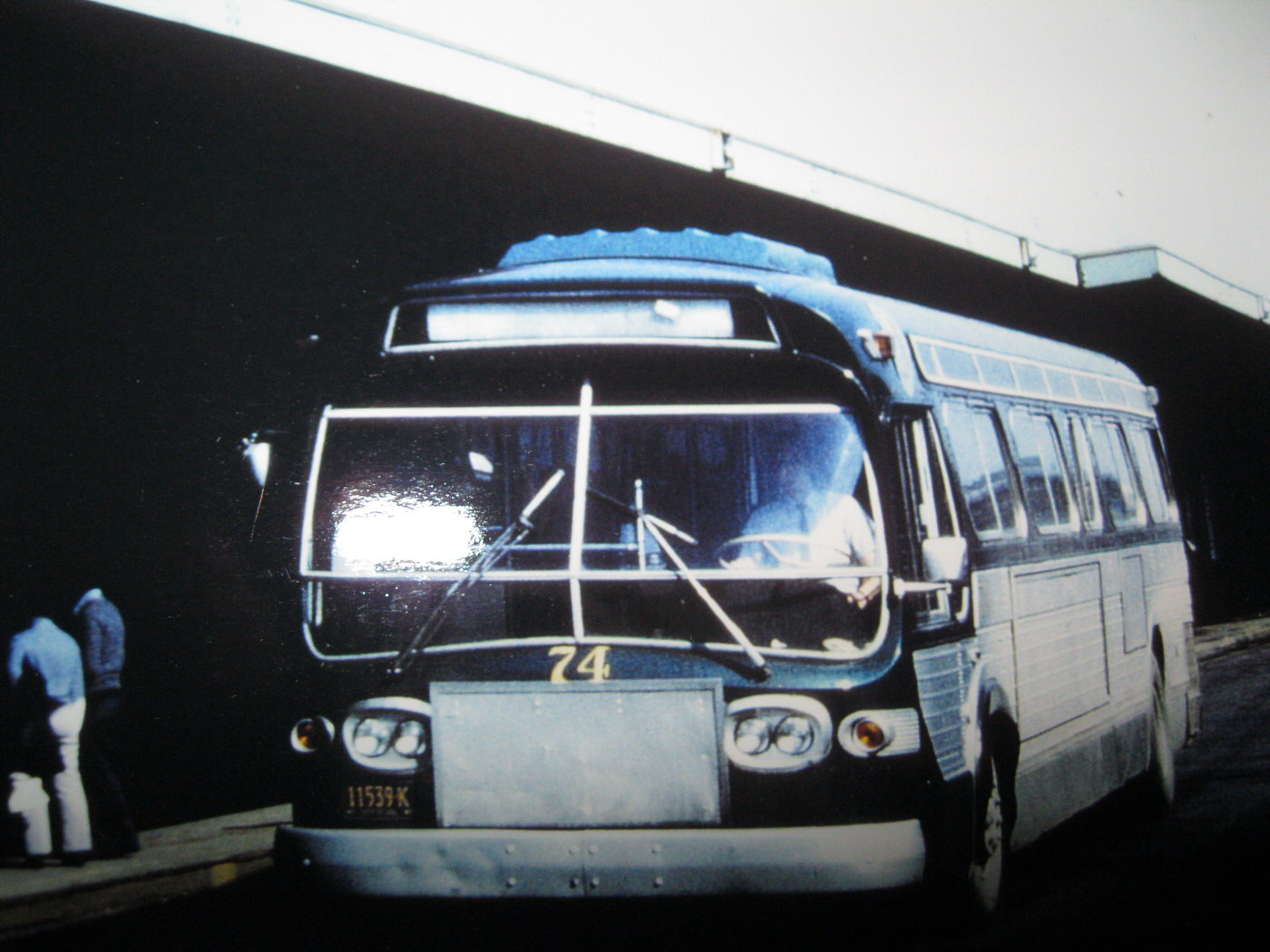NYCTA No. 74 at St. George Terminal, 1972.