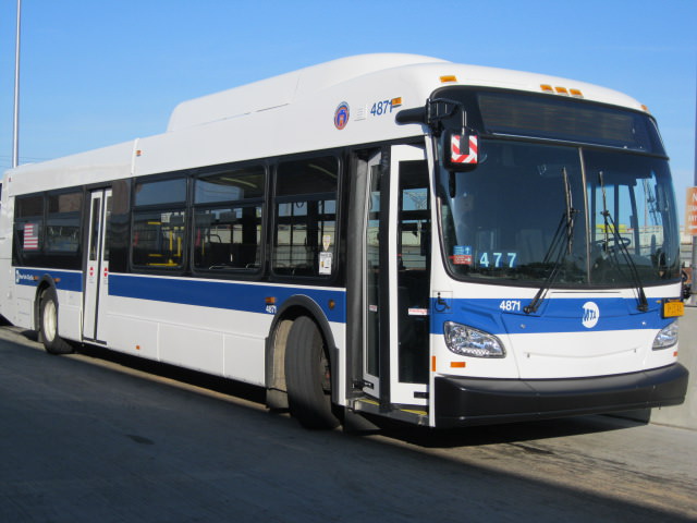 NYCTA No. 4871 at the St. George terminal, 2012.
