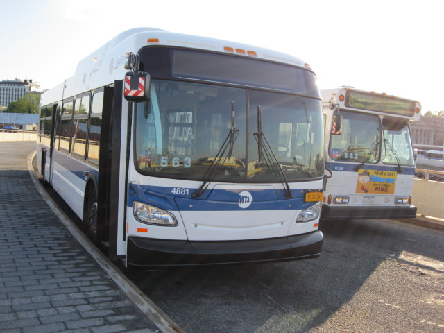 NYCTA No. 4881 at the St. George terminal, 2012.