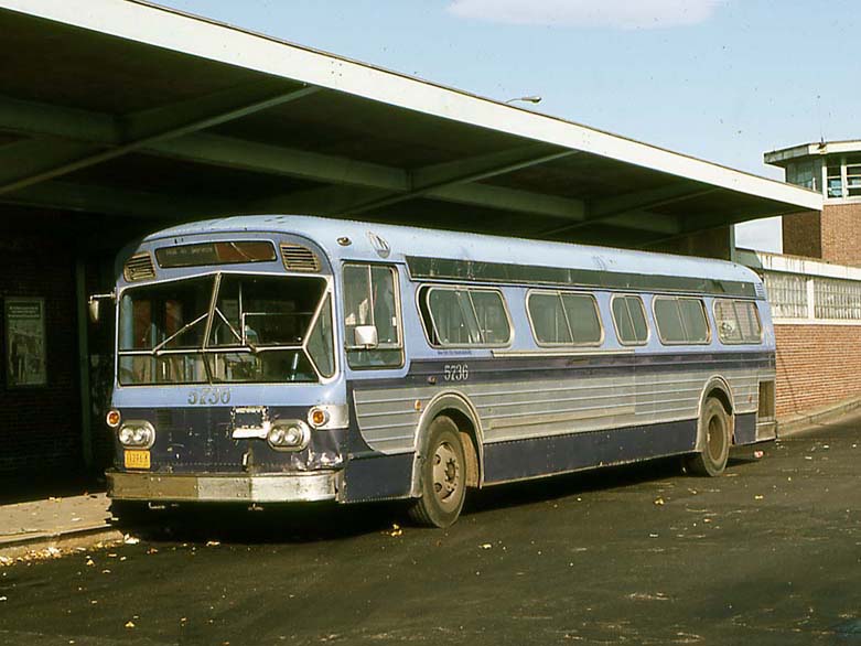 NYCTA No. 5736 at St. George Ferry Terminal.