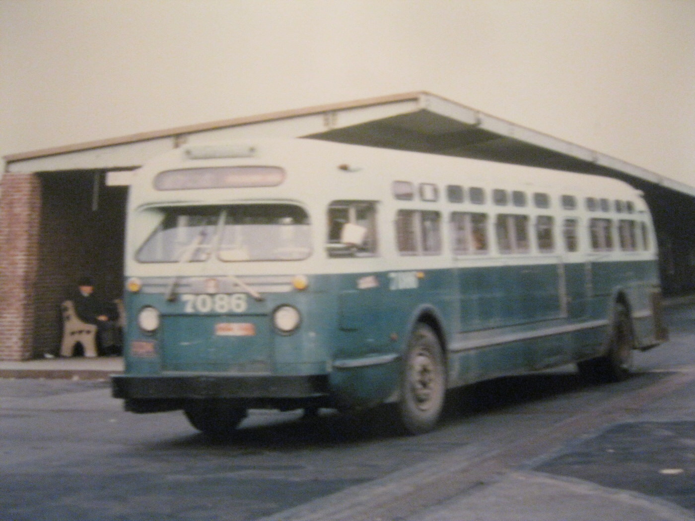 NYCTA No. 7086 at the St. George Ferry Terminal.