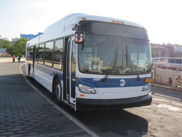 NYCTA No. 4897 at the St. George terminal, 2012.