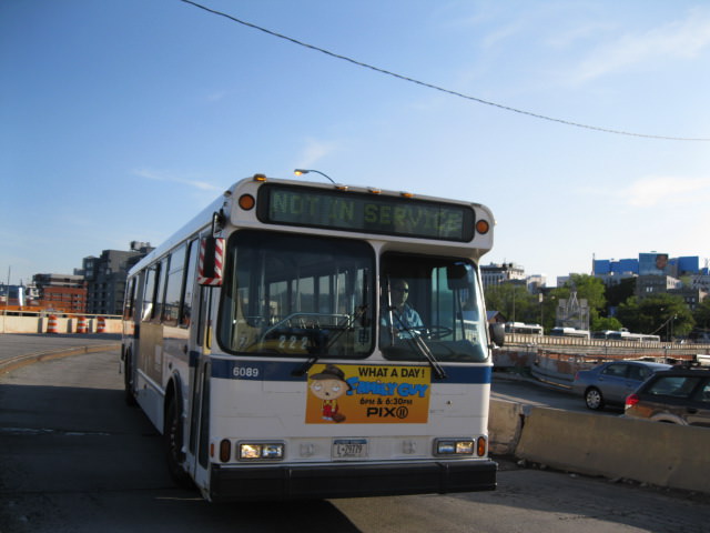 NYCTA No. 6089 working route S48 at the St. George terminal, 2012.