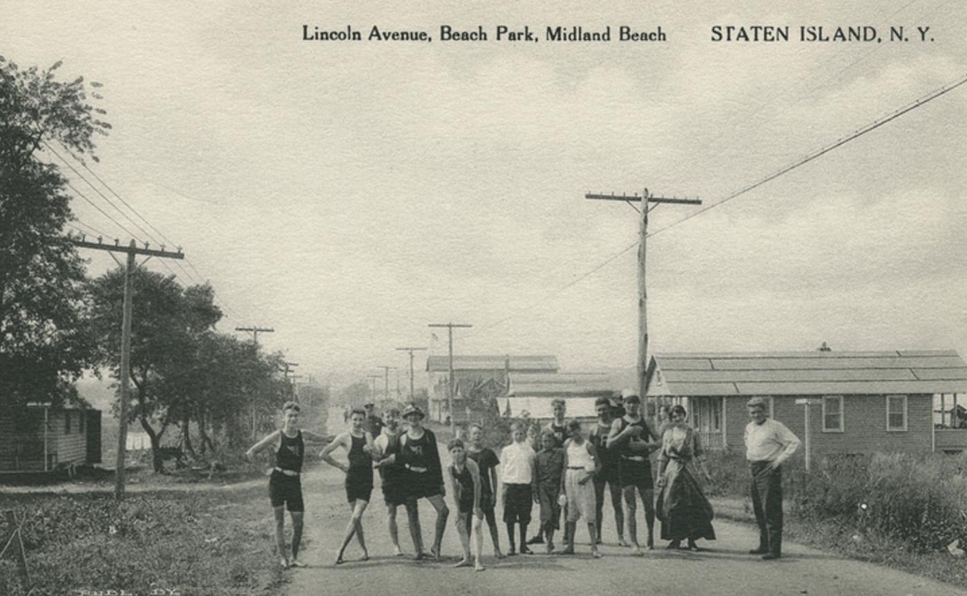 Lincoln Avenue, Beach Park, Midland Beach Staten Island, 1900s
