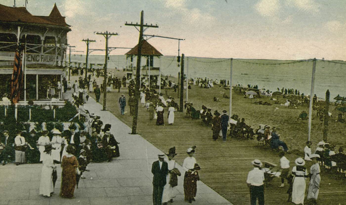 Spending time at Midland Beach, Staten Island, 1900s.