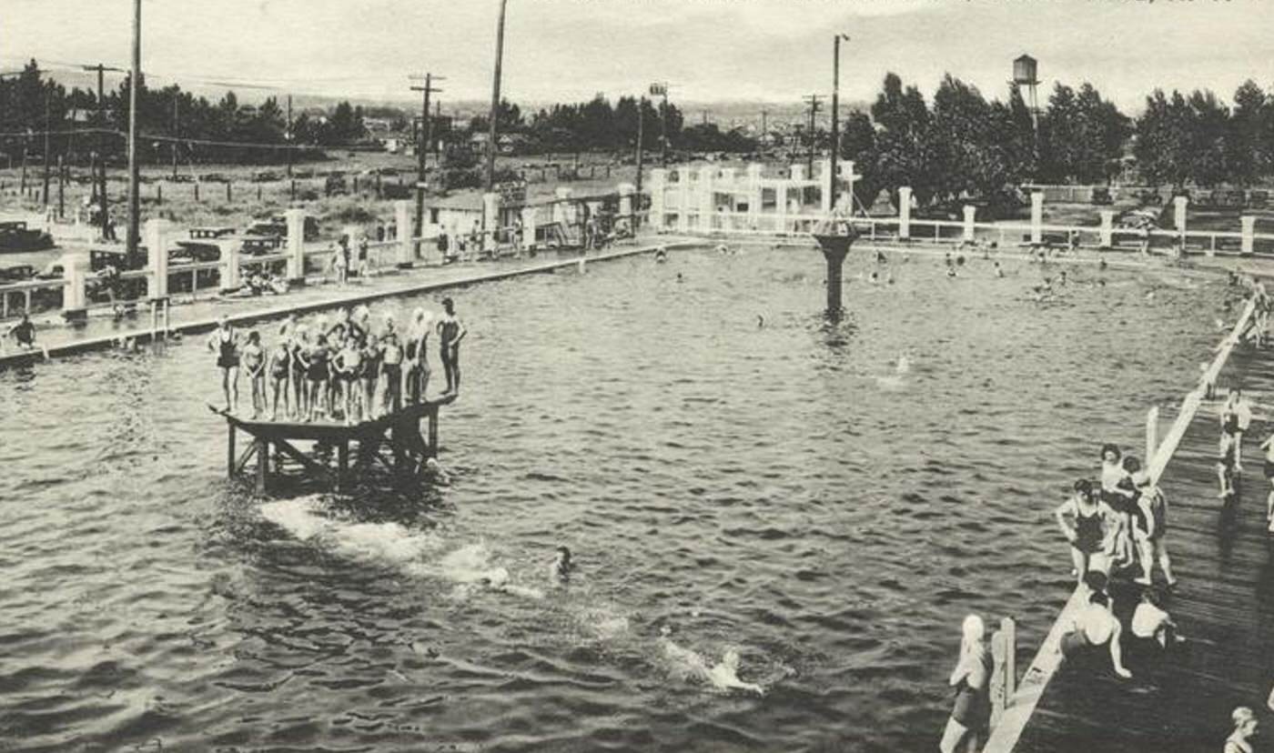 The Swimming Pool Midland Beach, Staten Island, 1900s