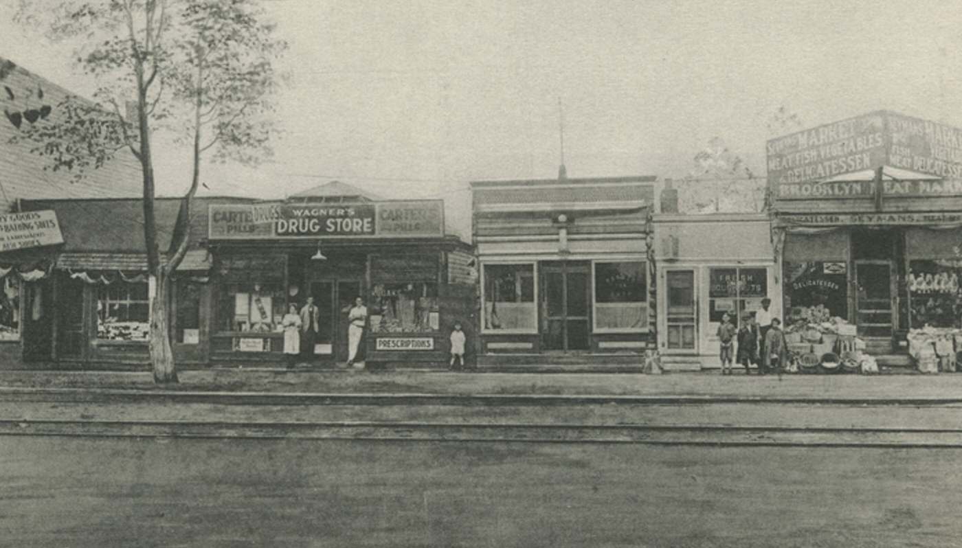 Shopping Center, Midland Avenue, Midland Beach, Staten Island, 1900s.