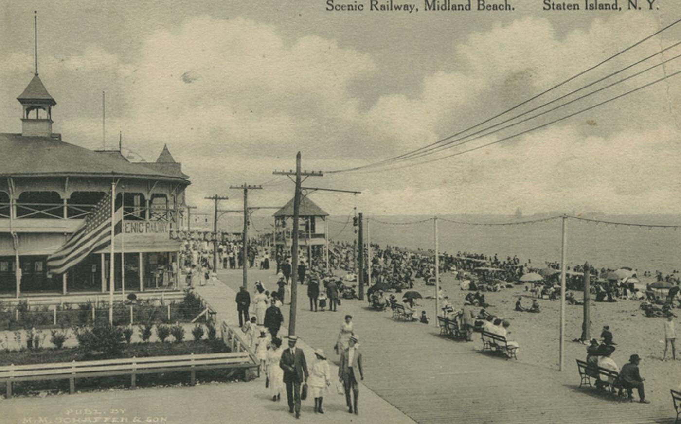 Scenic Railway, Midland Beach, Staten Island, 1900s