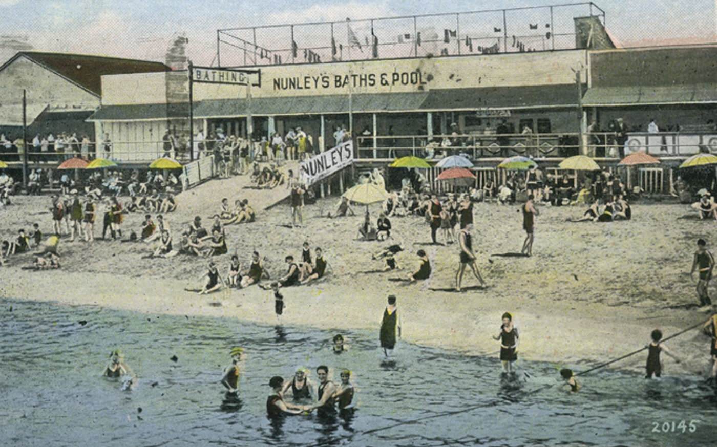Bathing Beach, South Beach, Staten Island, 1900s