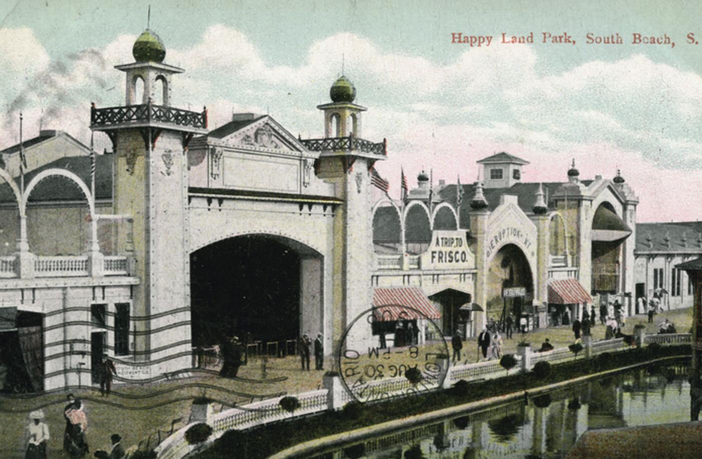 Happy Land Park, South Beach, Staten Island, 1900s.