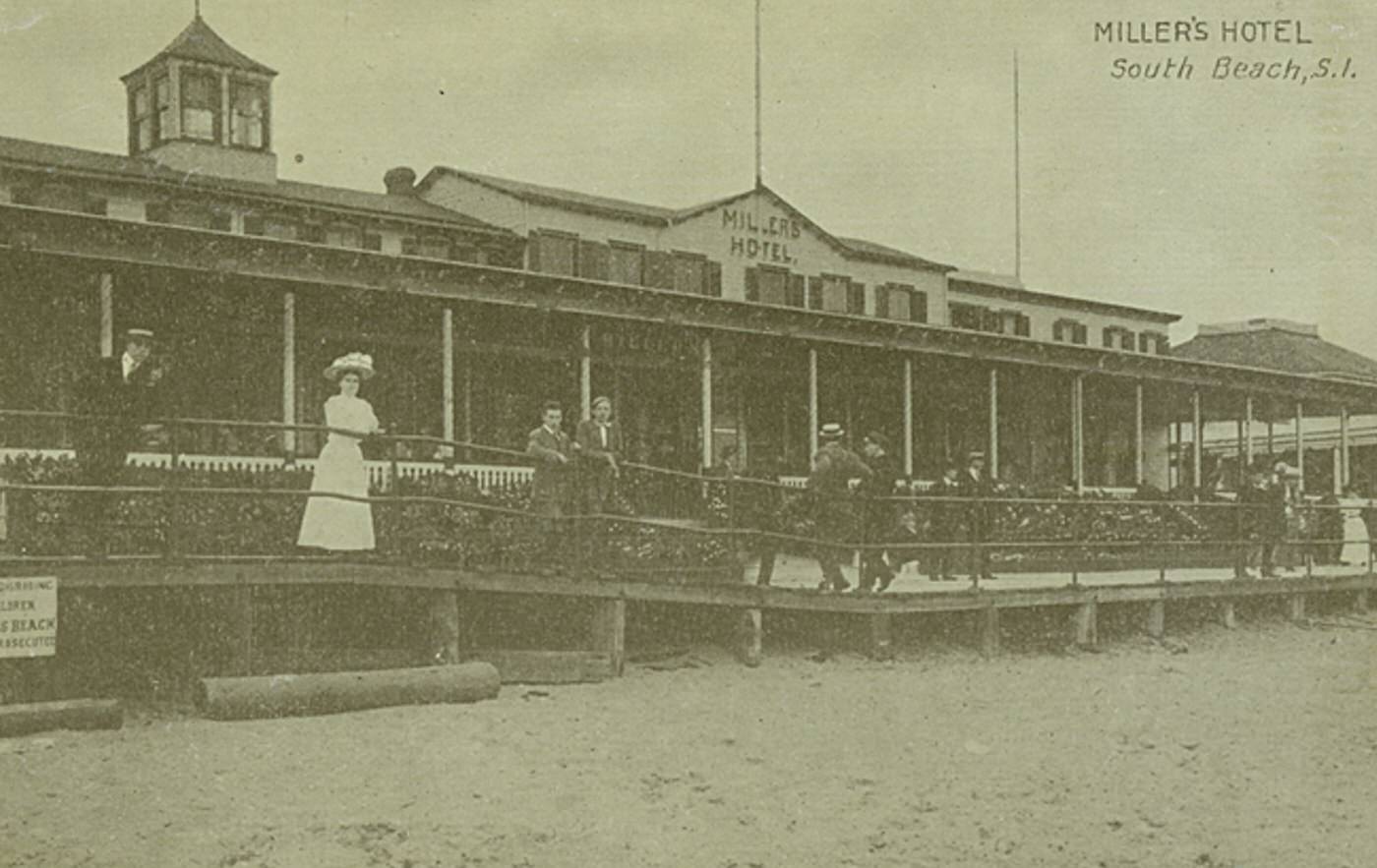 Miller's Hotel, South Beach, Staten Island, 1900s.