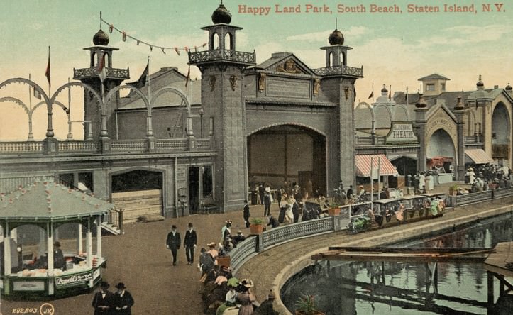 Happy Land Park, South Beach, Staten Island, 1900s1909.