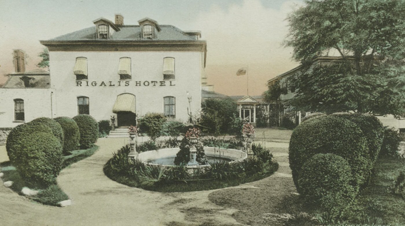 Rigali's Hotel, Arrochar, Staten Island, 1900s.