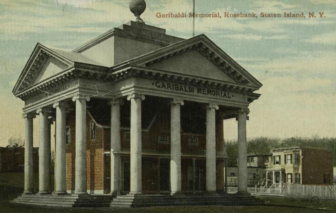 Garibaldi Memorial, Rosebank, Staten Island, 1900s