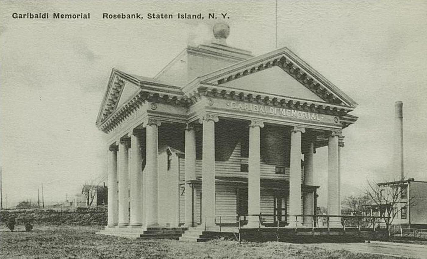 Garibaldi Memorial Rosebank, Staten Island, 1900s