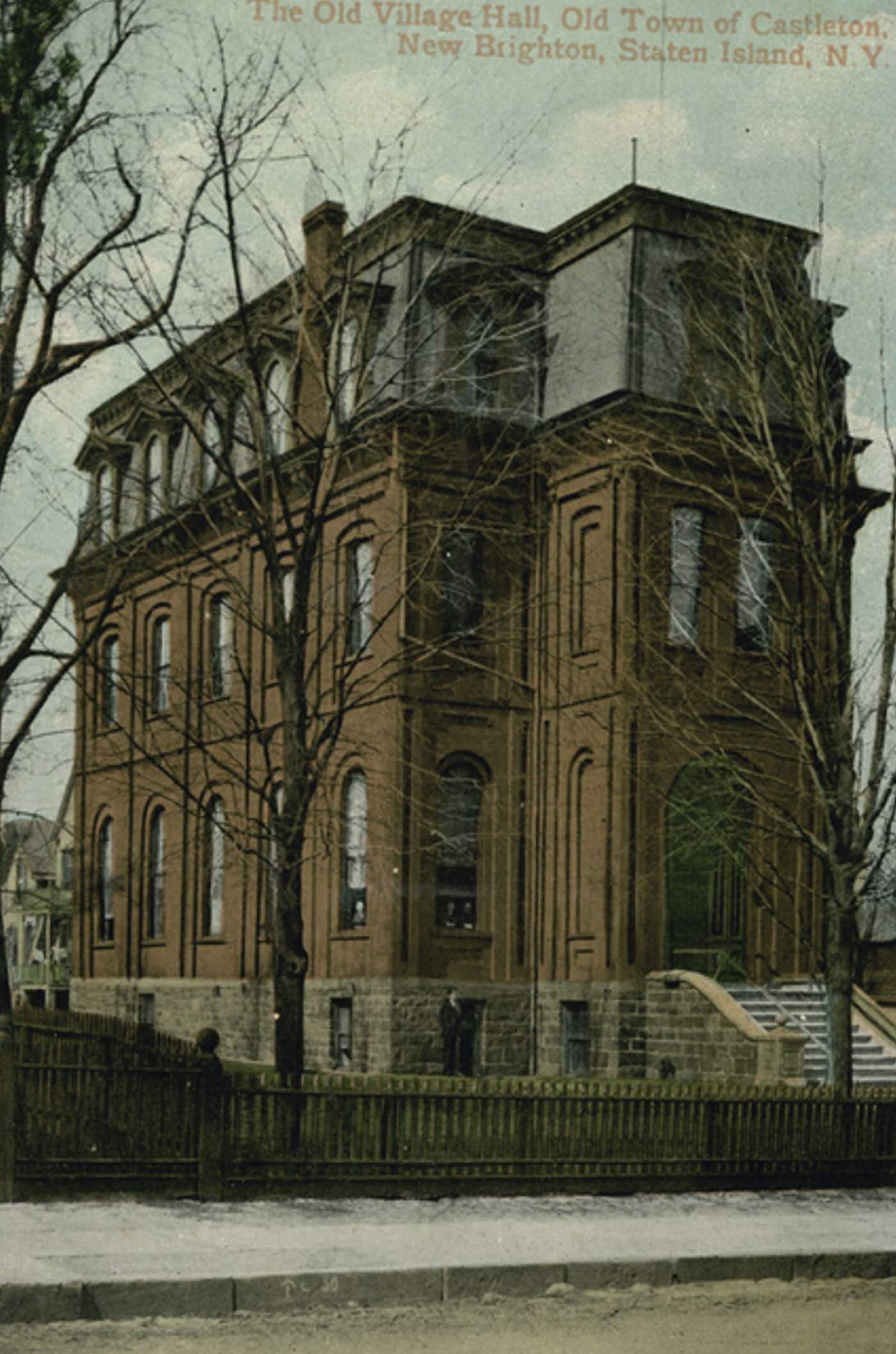 The Old Village Hall, New Brighton, Staten Island, 1900s