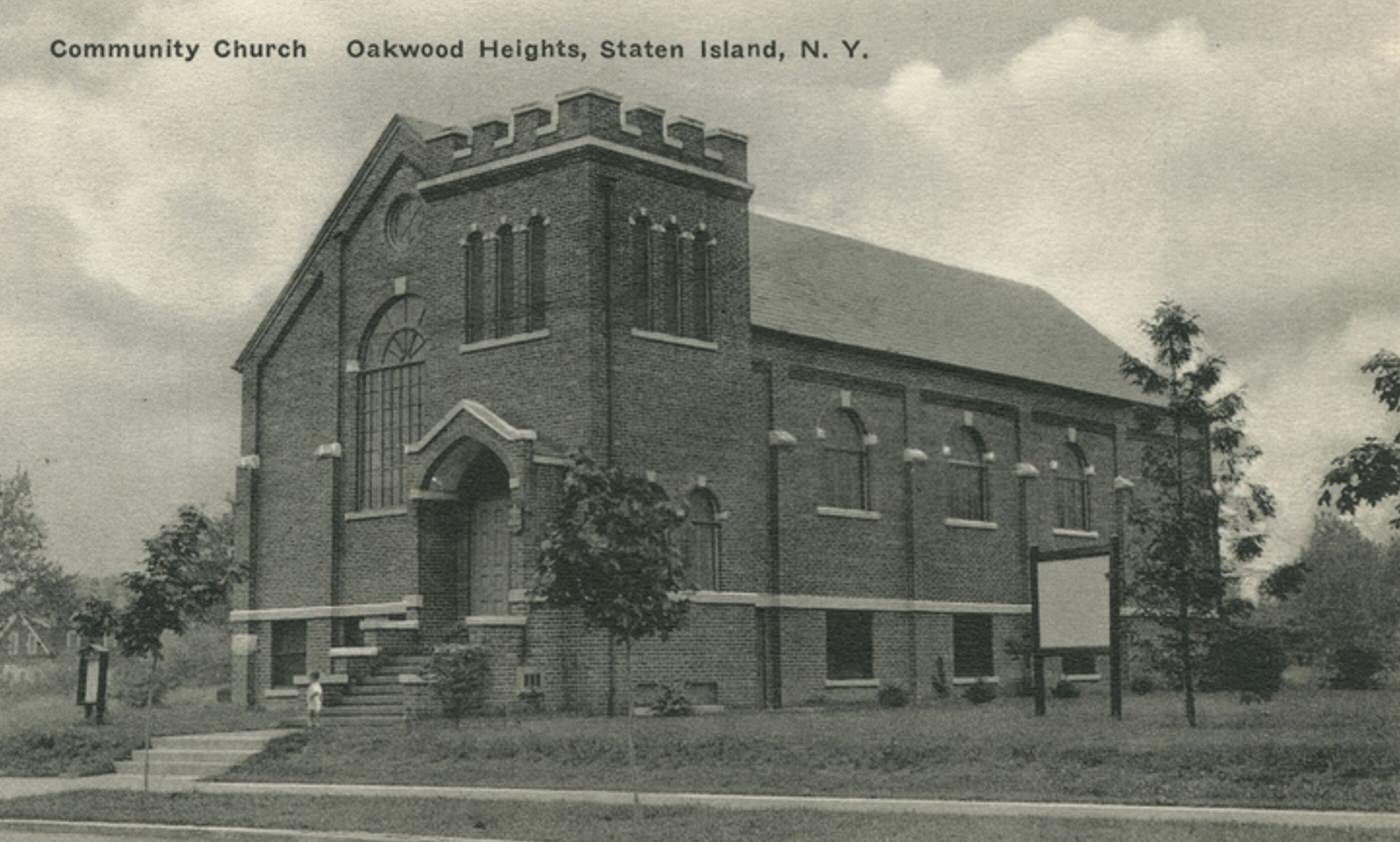 Community Church Oakwood Heights, Staten Island, 1900s