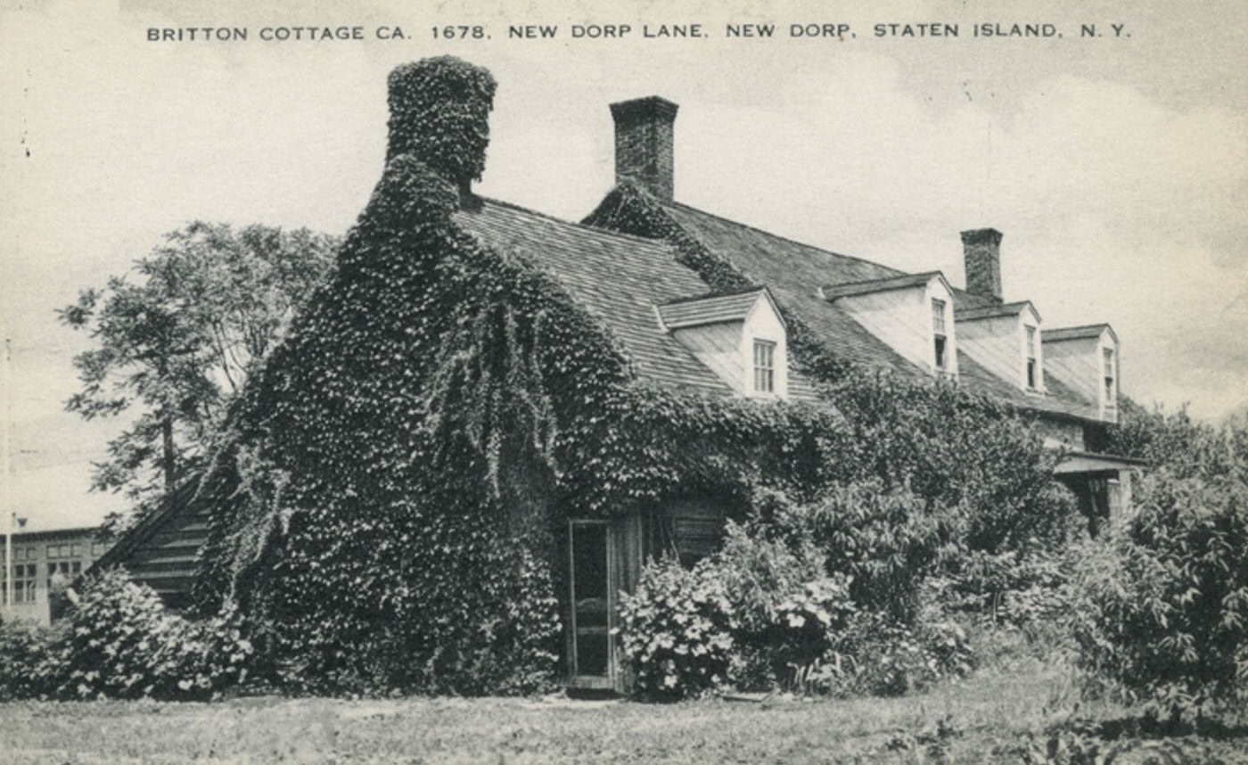 Britton Cottage, New Dorp Lane, New Dorp, Staten Island, 1900s