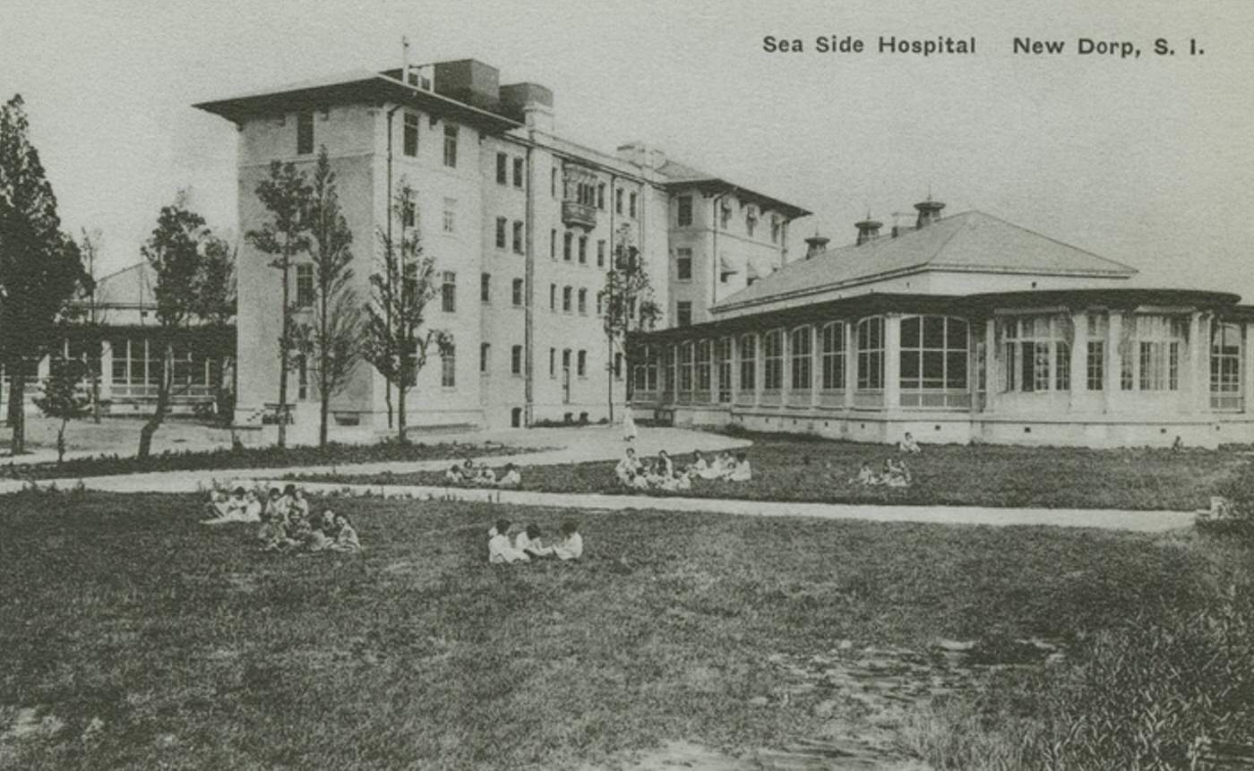 Sea Side Hospital New Dorp, Staten Island, 1900s.