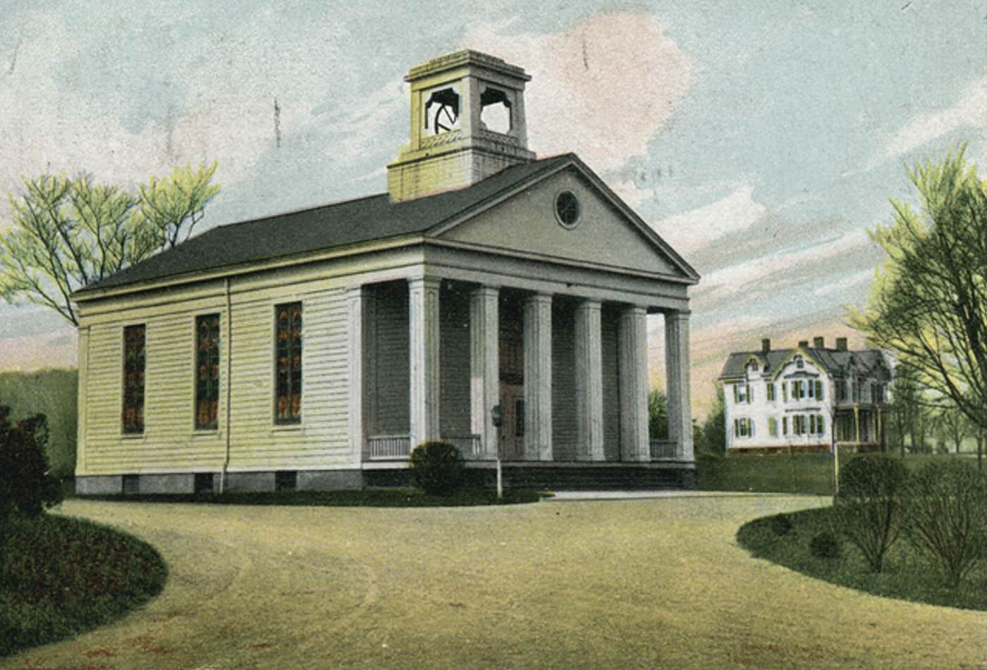 Moravian Church Founded in 1763, New Dorp, Staten Island, 1900s.