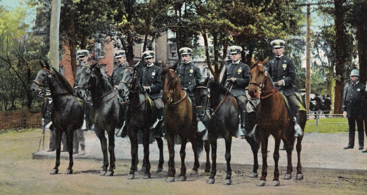 80th Precinct, Mounted Police Sub-Station, of New Dorp, Staten Island, 1900s.