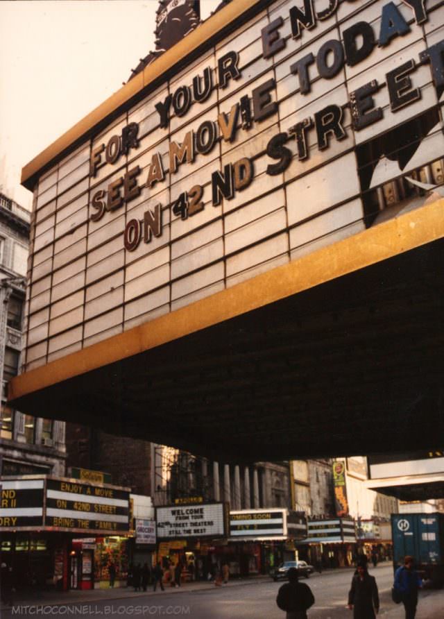 Before the Makeover: Candid Photos Reveal the Grit and Grind of 1980s 42nd Street