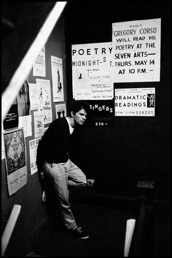 Gregory Corso in New York, 1959.
