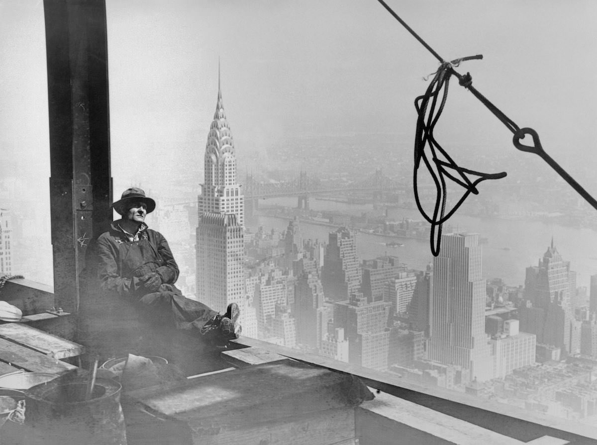 Empire State Building under, 1930.